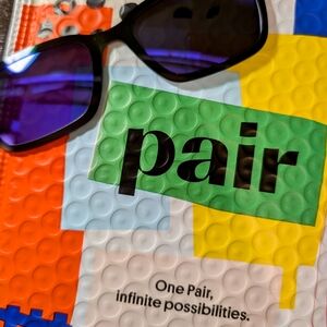 Pair Eyewear Purple Reflective Sun Top Larkin